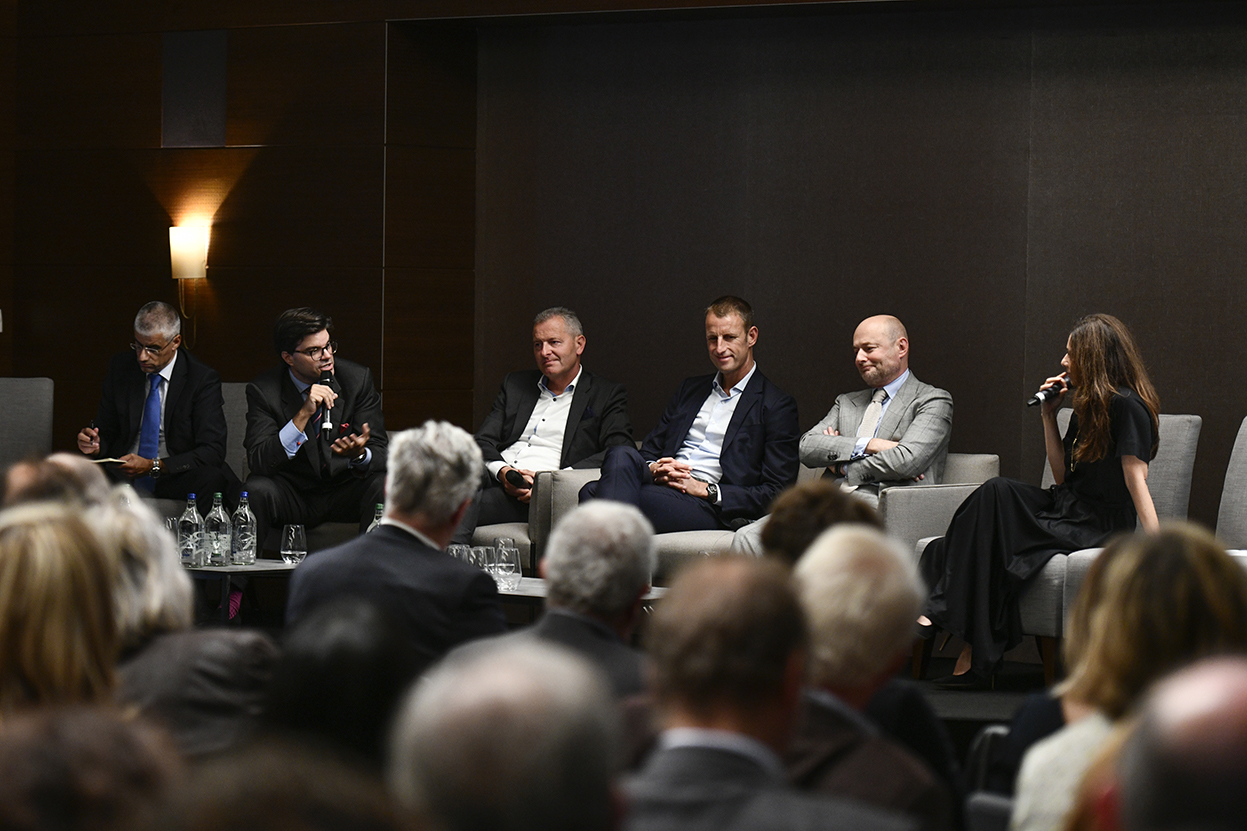 Podiumsgäste Vontobel-Uhren-Konferenz in Lausanne